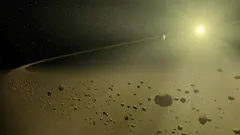 How much dust falls to Earth from space, and how much is produced by humanity?