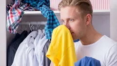 Why do things smell like the closet, and how can we get rid of that smell completely?