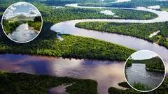 When a river defies gravity: unique phenomena and their consequences.