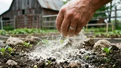 Why do experienced agronomists use so much flour in their vegetable gardens? What are the benefits of flour and how does it protect plants?
